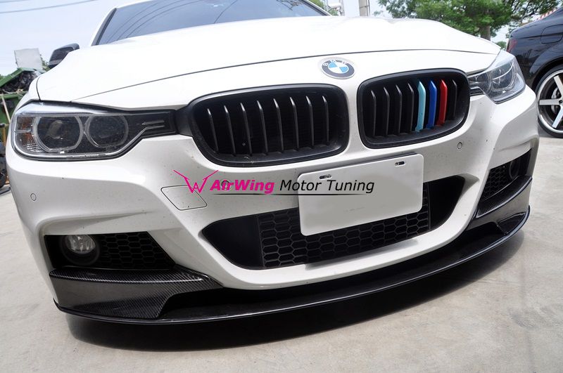 BMW F30 M Tech Performance carbon front lip 02